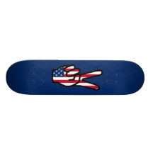 Peace Sign Custom Skateboard