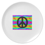 Peace Sign Dinner Plates