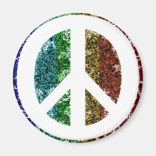 Peace Sign Electric Magnet