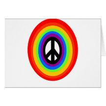 Peace Sign Greeting Cards