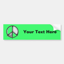 Peace Sign - Grunge Alternative Punk Bumper Stickers