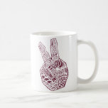 Peace Sign Henna Tattoo Coffee Mug