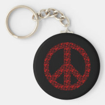 Peace Sign Key Chain
