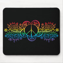 Peace Sign Mouse pad