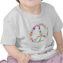 Peace sign of Flowers Shirt