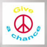 Peace Sign Poster