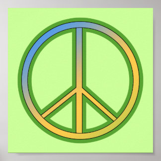 Peace Sign Posters | Zazzle.com.au