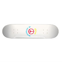 Peace Sign Skateboard Deck