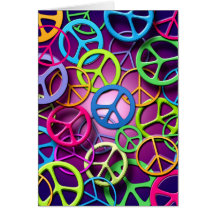 Peace Signs Collage Cards