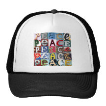 "PEACE Signs" Shirt Mesh Hats