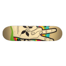 peace skateboard