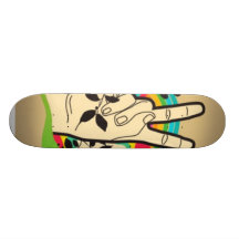 peace skateboard