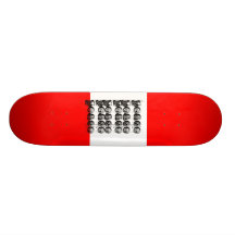 peace skateboard deck