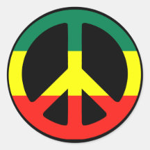 Peace Symbol for the World! Sticker
