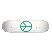 peace symbol skateboard deck