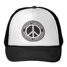 Peace Through Superior Firepower Trucker Hats
