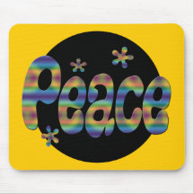 Peace Tie-Dye Mousepad