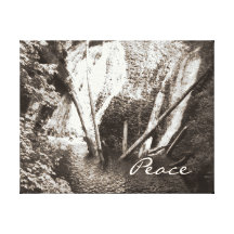 Peace Waterfall Canvas Print