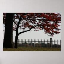 Peaceful Autumn Day in the Country Print