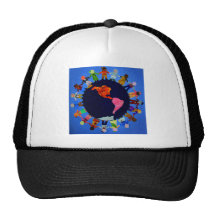 Peaceful Children around the World Hat