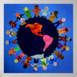 Peaceful Children around the World Print