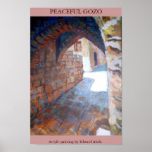 PEACEFUL GOZO POSTERS