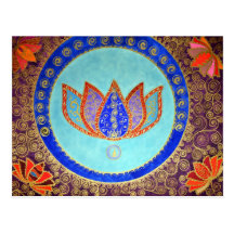 Peaceful Lotus Dreams Postcards