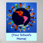 Peaceful World Children - Customisable Poster