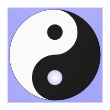Peaceful Yin Yang Canvas Prints