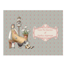 Peach Country Kitchen Recipe Cards Post Card