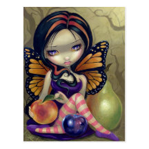 "Peach, Plum, Pear" Postcard