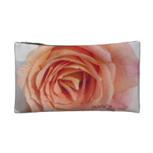 Peach Rose Cosmetic Bag
