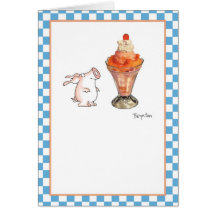PEACH SUNDAE GREETING CARDS