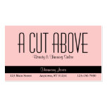 Peachy Beauty Salon Business Card