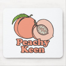 Peachy Keen Peaches Mouse Pad
