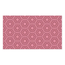 Peachy Pink Lacy FlowersTemplate P013 Business Card Templates