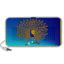 Peacock and Roses Speakers