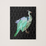Peacock Black Puzzle puzzles