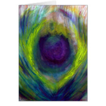 Peacock Card