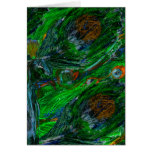 Peacock. Card