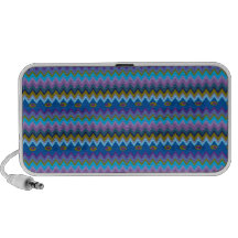 Peacock Chevron Products Speakers