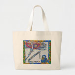 Peacock Feather and Flute - Hare Krishna Bag
