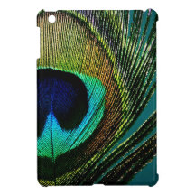 Peacock Feather Colourful Elegant iPad Mini Case
