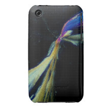 Peacock Feather Crystal iPhone 3 Case