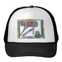 Peacock Feather : Gopal Krishna Mesh Hats