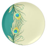 Peacock feather Plate