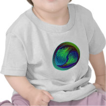 Peacock Feathers 1 Yin Yang T-shirt