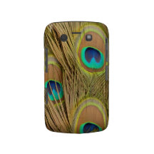 Peacock Feathers Blackberry Cases