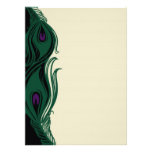 Peacock Feathers Invitation