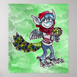 Peacock Goblin Poster
